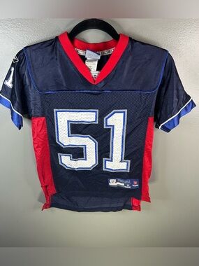 Vintage Buffalo Bills Reebok Posluszny On Field Navy Jersey Size Youth Small